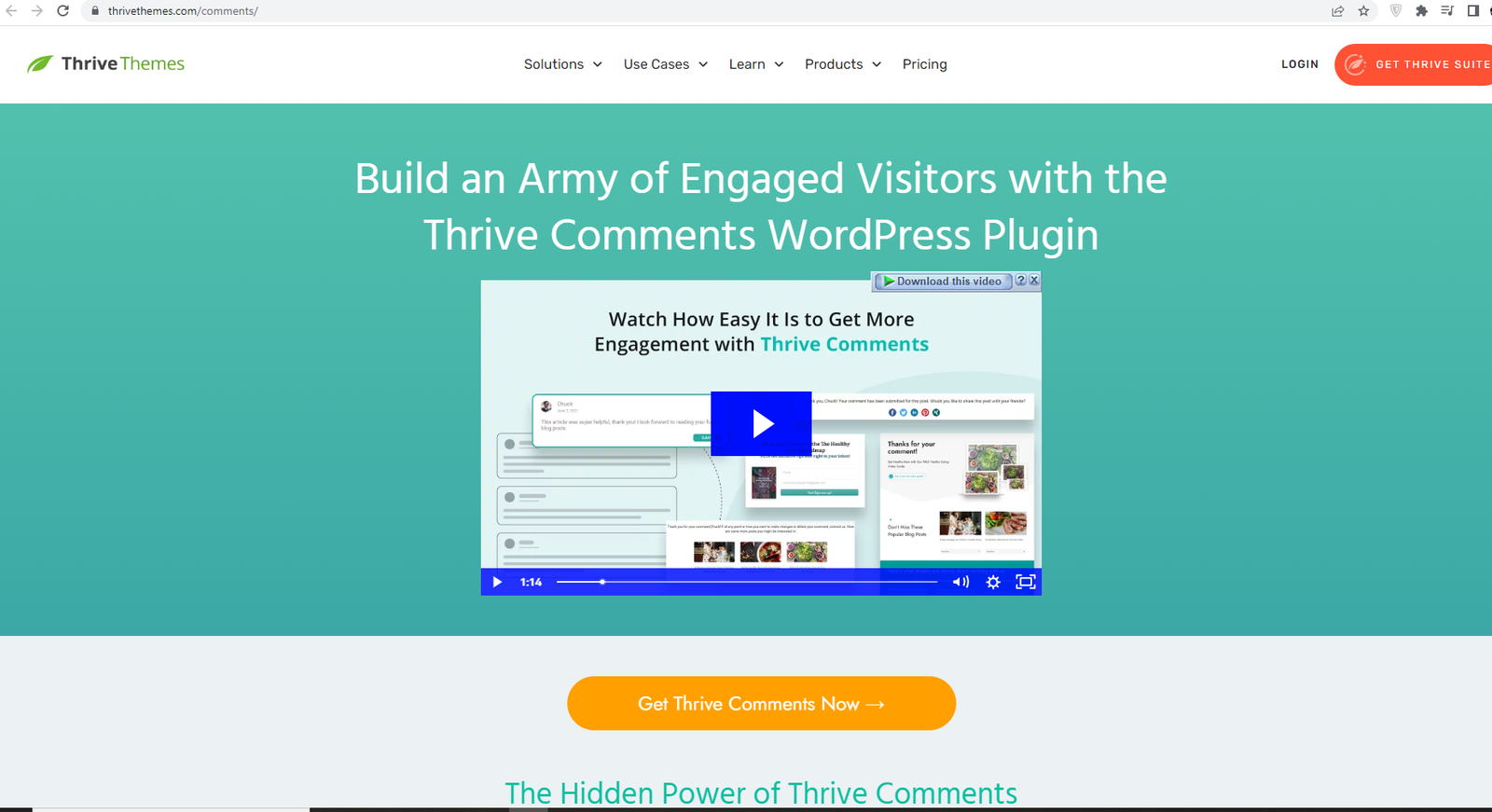 thrive WordPress comments plugins